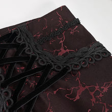 Load image into Gallery viewer, PT15902 Wine Girdle effect Gothic men trousers