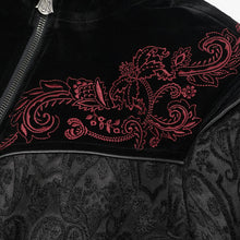 Load image into Gallery viewer, CT20501 Black Jacquard Embroidered Jacket