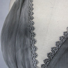 Load image into Gallery viewer, ESKT008 punk wedding branch embroidery smoky pattern sexy women silk chiffon halter dress