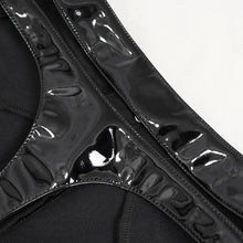 Load image into Gallery viewer, SX020 Punk patent leather sexy open hip short leather pants