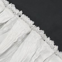 Load image into Gallery viewer, AS07602 Unisex Gothic white pleated high neck collar