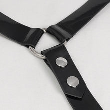 Load image into Gallery viewer, TT191 punk suspender short T-shirt