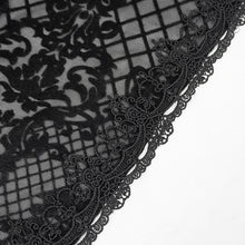 Load image into Gallery viewer, CA027 Flower mesh thin gothic women shawl