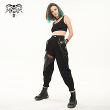 Load image into Gallery viewer, PT187 Diablo daily life functional style women punk cargo pants