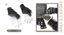 Load image into Gallery viewer, GE015 stage sexy punk fetish PVC leather mesh women black gloves