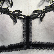 Load image into Gallery viewer, EAS002 sexy lingerie women elastic ribbon lace gothic accessory with roses