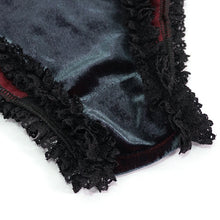 Load image into Gallery viewer, SST018 Black and red velvet swimsuit suit