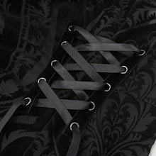Load image into Gallery viewer, SKT163 Gothic flocked printing off-the-shoulder dress