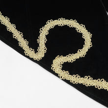 Load image into Gallery viewer, CT099 Devil fashion brand golden disc flowers hand-embroidered gothic men jacket
