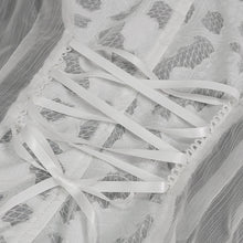 Load image into Gallery viewer, SHT06802 white Gothic Chiffon Blouse