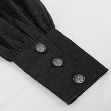 Load image into Gallery viewer, SHT08201 Black Everyday Gothic Long Sleeve Shirt