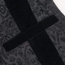 Load image into Gallery viewer, WT07001 Gothic dark pattern black vest (with brooch)