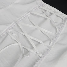 Load image into Gallery viewer, SHT09702 White Gothic daily life Sleeveless women Blouse