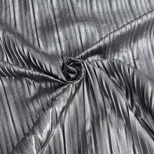 Load image into Gallery viewer, SHT05502 Cyberpunk silver black pleated blouse