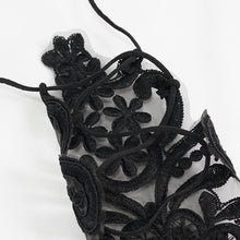 Load image into Gallery viewer, GE019 Gothic flower-shaped sleeves with diamonds
