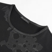Load image into Gallery viewer, TT204 Men Torn Spider Web Printed Long Sleeve T-Shirt