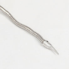 Load image into Gallery viewer, AS137 sliver metal arbitrary shape snake (can be used as a choker or bracelet)