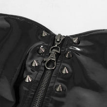 Load image into Gallery viewer, TT154 Punk patent leather sexy tube top