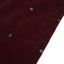 Load image into Gallery viewer, CA02602 Gothic wine fur collar velvet cloak