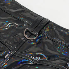 Load image into Gallery viewer, PT166 Punk iridescent Super Stretch Women's Leather Shorts