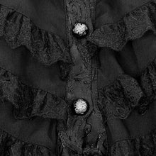 Load image into Gallery viewer, CT13301 gothic Lotus leaf corsage false two-piece women Gothic swallow-tailed coats