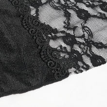 Load image into Gallery viewer, EPT01101 Black Asymmetric Dark Pattern Flare Pants