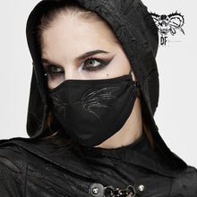 Load image into Gallery viewer, MK02301 devil fashion unisex 3D wing printing punk black cotton mask