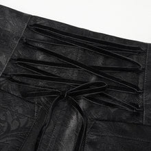 Load image into Gallery viewer, PT151 Everyday Gothic Pattern Leather Pants