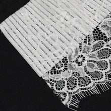 Load image into Gallery viewer, AS125 Gothic Pleated Black and White oversleeves