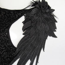 Load image into Gallery viewer, ESKT005 party darkness floral pattern floor length sexy women lace fishtail dress