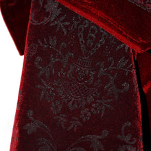 Load image into Gallery viewer, CT13402 Gorgeous gentlemen stand collar red gothic velveteen coat