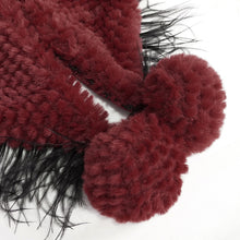 Load image into Gallery viewer, CA02502 red winter gothic women warm grained plush short hooded cape