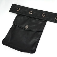 Load image into Gallery viewer, CT143 winter military uniform open collar printed punk men belted long coat with bag