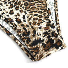 Load image into Gallery viewer, SST017 Leopard printed swimsuit set