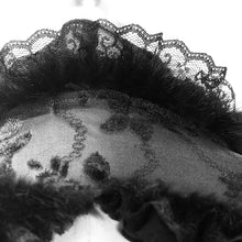 Load image into Gallery viewer, ECA008 sexy women big flared sleeves super short gothic lace shawl