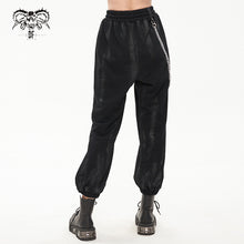 Load image into Gallery viewer, PT174 Distressed burnt out hand-painted women trousers