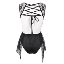 Load image into Gallery viewer, SST001 Gothic lace stitching one-piece swimsuit