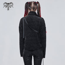 Load image into Gallery viewer, SR006 Punk daily life Turtleneck Women Sweater