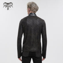 Load image into Gallery viewer, TT228 Stand collar rubberized men's T-shirt