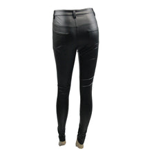 Load image into Gallery viewer, PT055 Daily life wear women simple style tight leather pants