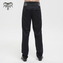 Load image into Gallery viewer, PT188 Fake belt high waist jacquard men's pants