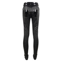Load image into Gallery viewer, PT156 Hexagon pattern bright leather leggings