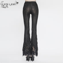 Load image into Gallery viewer, EPT006 Lace beaded pleated gothic leggings