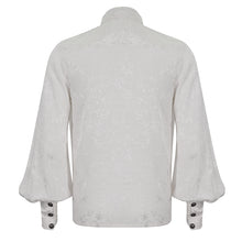 Load image into Gallery viewer, SHT08202 white Everyday Gothic Long Sleeve Shirt
