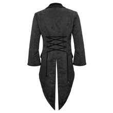 Load image into Gallery viewer, CT192 Gothic pattern swallowtail coat