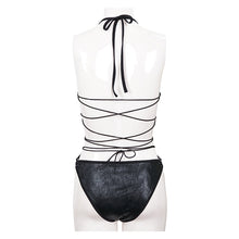 Load image into Gallery viewer, SST005 Punk wave pattern one-piece swimsuit