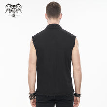Load image into Gallery viewer, SHT093 Heart Printing Sleeveless Men's Punk Shirt