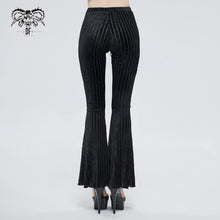 Load image into Gallery viewer, PT149 Striped flocked flared pants