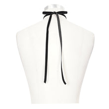Load image into Gallery viewer, AS07302 black and red Gothic lace bow tie