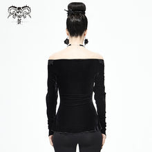 Load image into Gallery viewer, TT160 flat shoulder basic style Gothic T-shirt
